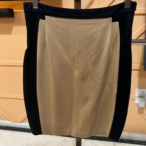 Elegant Tan and Black Women's Skirt